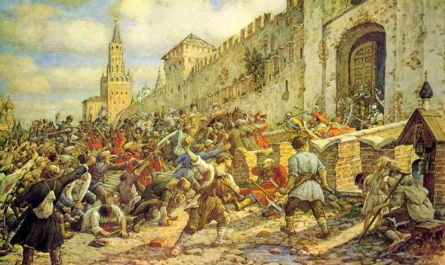 Сочинение по картине: Лисснер - "Соляной бунт на Красной площади"